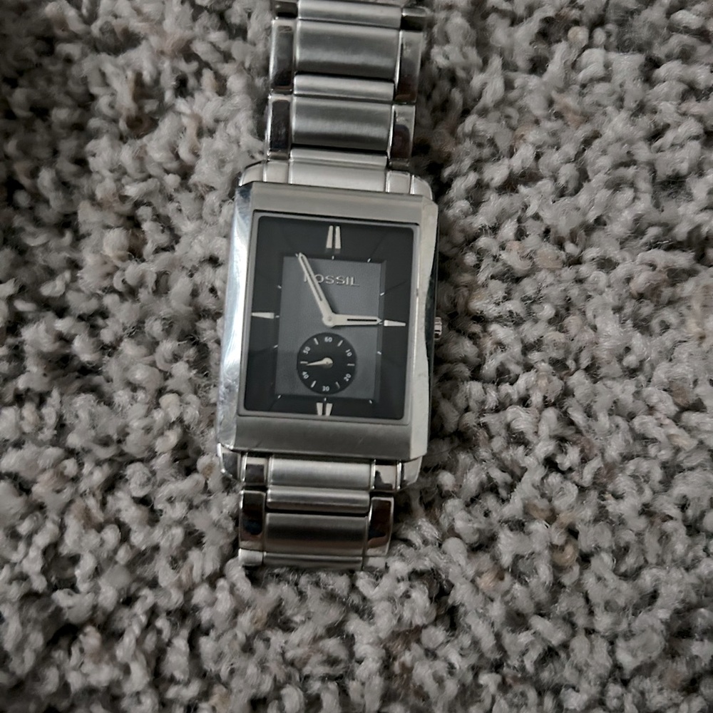 Fossil steel watch